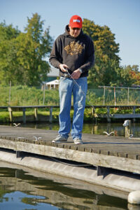 Barsch angeln Hoodie